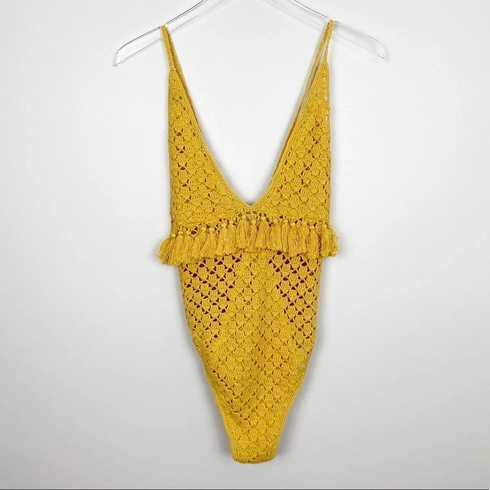 SOMEDAYS LOVIN‎ Mystifying Crochet Swimsuit M